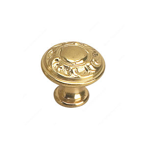 Traditional Brass Knob - 2440