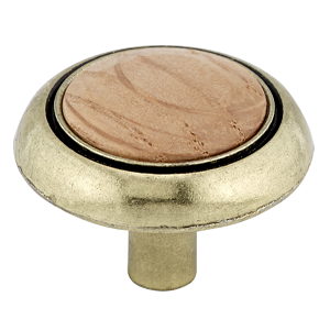 Eclectic Metal and Wood Knob - 3816