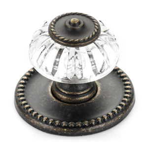 Eclectic Metal and Acrylic Knob - 1606