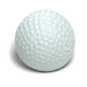 Bouton éclectique en résine - balle de golf - 9352