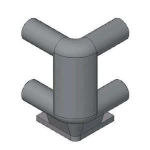 Pièces d'angle double pour tablette coulissante - Quincaillerie Richelieu