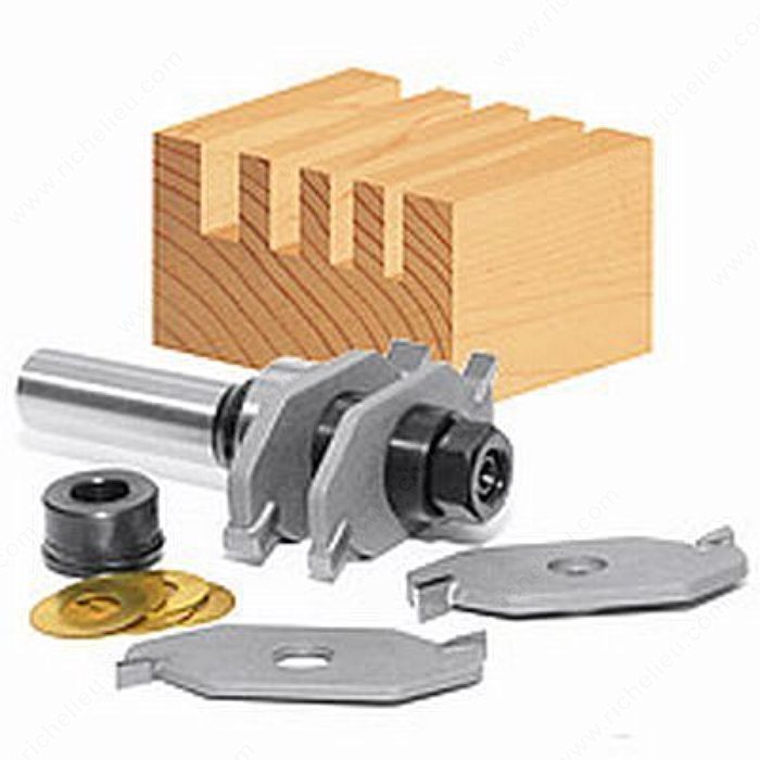 Adjustable slot deals cutter router bit