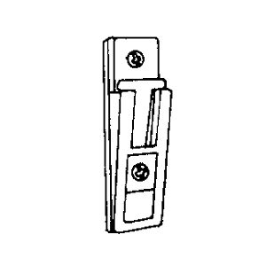 Clips para recipiente de almacenamiento de puerta Rev-A-Shelf