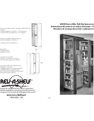 Rev-A-Shelf - 432-TF39-6C - 6 Tall Filler Organizer Pullout