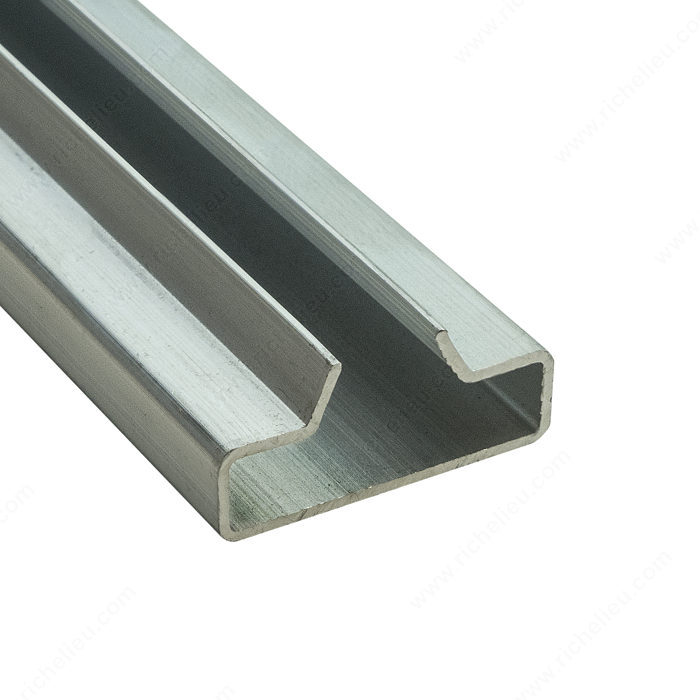 Insert aluminium renforcé pour panneau rainuré - longueur 120cm