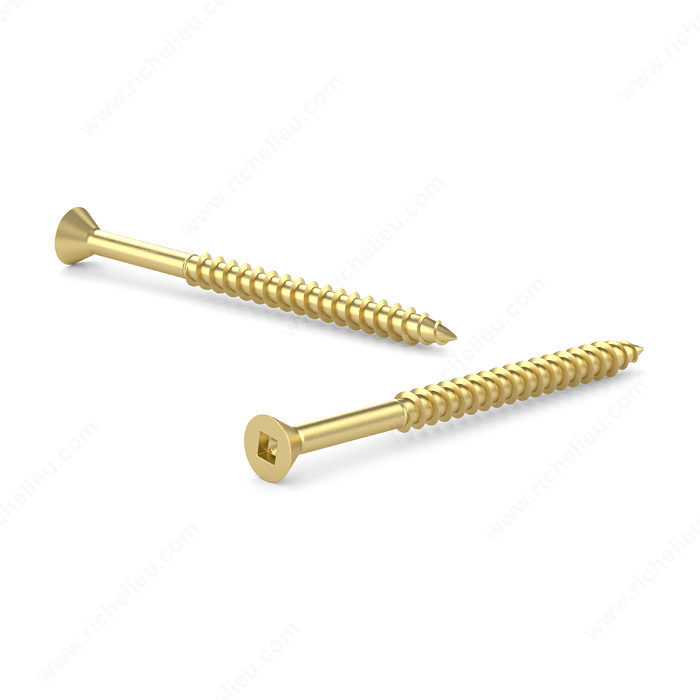 Wood screws stock image. Image of brass, sharp, coated - 66848375