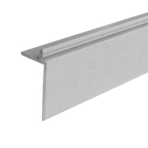 Polypropylene L-Shaped Cover Profile, Aluminum Color