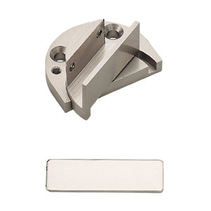 Recessed Reversible Pivot Hinge for Glass Door Within Furniture/Cabinet