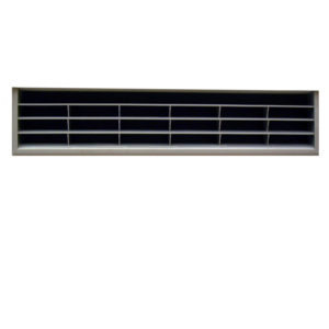 Ventilation Grid, Satin Nickel - 367 mm x 79 mm