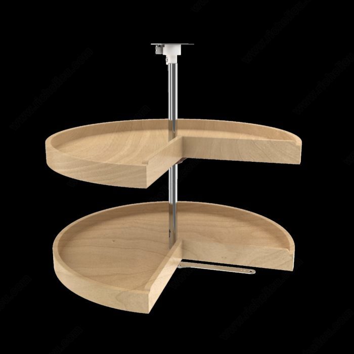 Richelieu Kitchen Solutions Swiveling 32 Diameter Wood Kidney