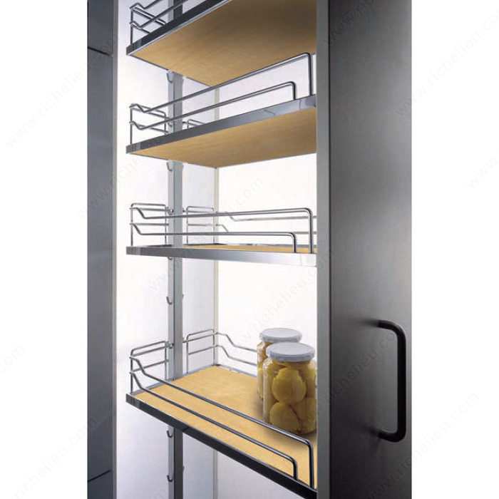 Dispensa Pull-Out Pantry Frame with adjustable shelves