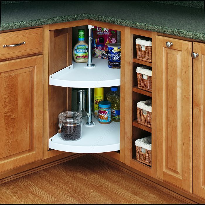 Richelieu Kitchen Solutions Swiveling 32 Diameter Wood Kidney