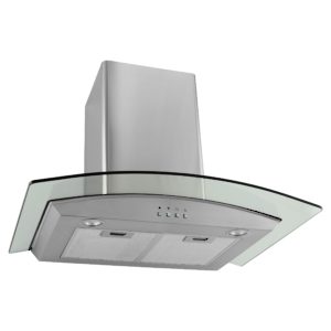Glass and Stainless Steel Wall Hood