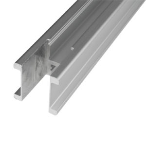 Vertical Frame Handle Profile with Notch, 3 m