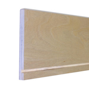 Lateral de cajón de madera contrachapada - Borde de canto superior chapado