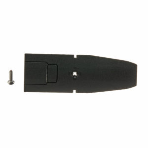 Black Cover Cap with Mounting Screw