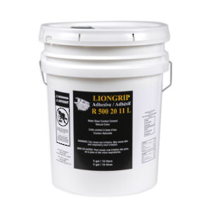 Adhésif pulvérisable à base d'eau et à faible teneur en COV - LIONGRIP R500