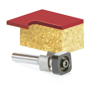 Laminate Trimmer with Euro Square Bearing Router Bit