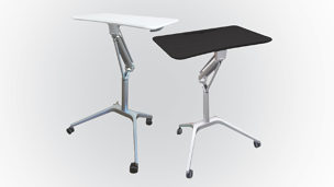 Mobile Height Adjustable Pneumatic Laptop Desk