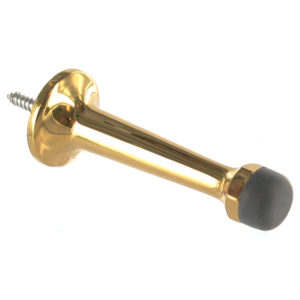 3" Door Stop - Solid Brass