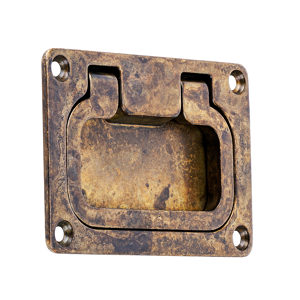 Traditional Recessed Metal Pull - 6014