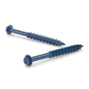 Concrete Screw with 1000 SST Coating, Hexagonal Head with Washer, Hi-Low Thread