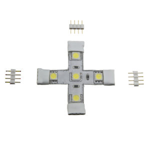 Conector en X para cinta flexible de LED 24V Richelieu