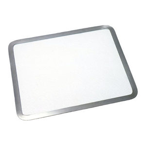 Glass Cutting Board with Steel Contour