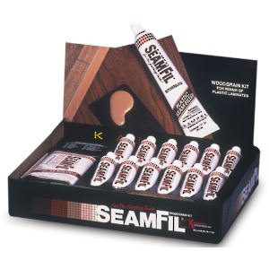 SeamFil Woodgrain Kit for Plastic Laminate Repair