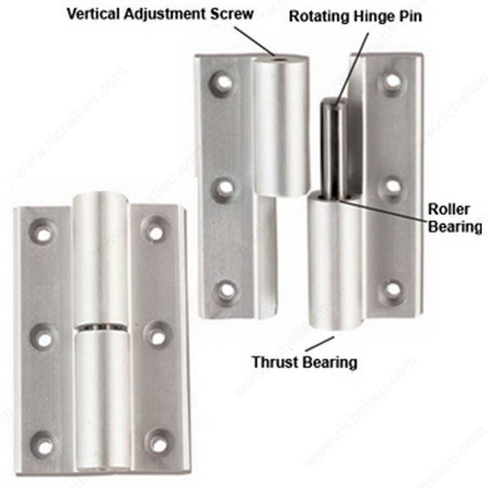 Universal Replacement Hinge Kit for Aluminum Store Front Doors