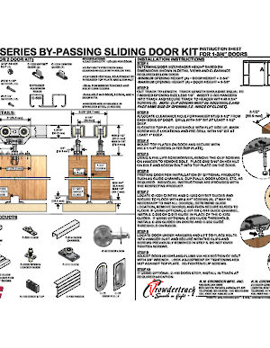 Instructions for 1-3/4" doors