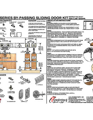 Instructions for 1-3/8" doors