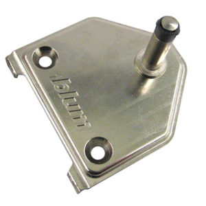 Face-frame cabinet mounting plate