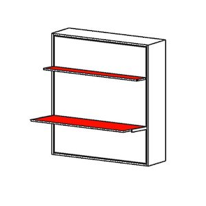 Stella - Vertical Opening Mechanism with Shelf and Desk