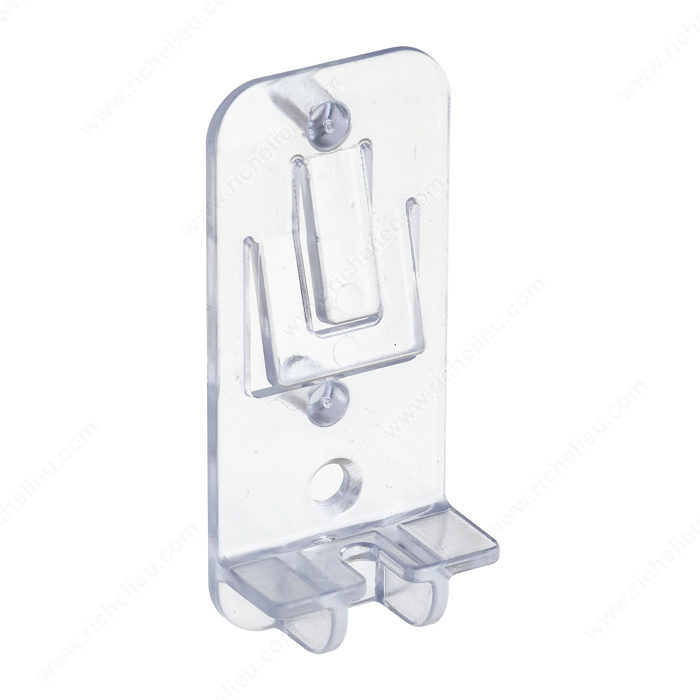 Heavy Duty Locking Shelf Support, Double Pin (Clear), 3220CL-32