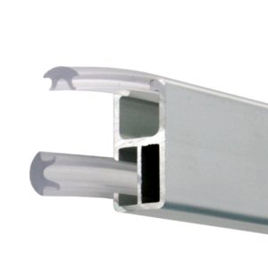 Transparent Gasket for Rectangular Hangrail Rod