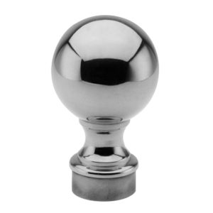 Decorative End Cap with Ball Finial