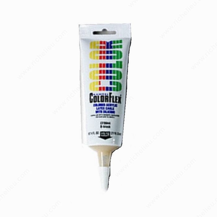 Calfeutrant au latex acrylique avec silicone ColorFlex en couleur  personnalisée - Poids: 4 oz - Quincaillerie Richelieu
