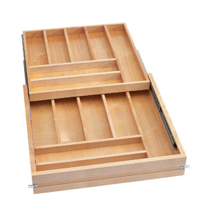 Rev-A-Shelf tiered Drawers for Frameless Cabinets