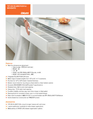 TIP-ON for MOVENTO - Drawer preparation and installation differences