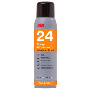 3M Series 24 Foam & Fabric Aerosol Spray Adhesive