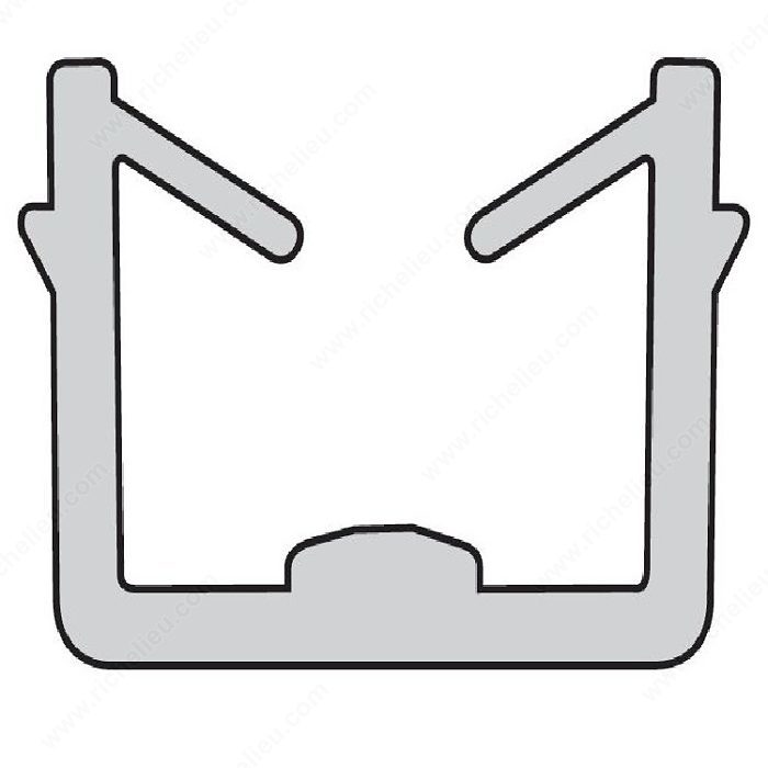 Joint d'étanchéité pour cadrage de porte en aluminium - Quincaillerie  Richelieu
