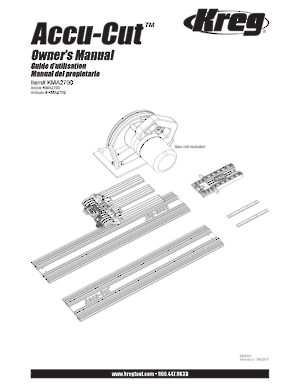 Sistema de rieles guía Accu-Cut(TM) para sierra circular - Richelieu  Hardware
