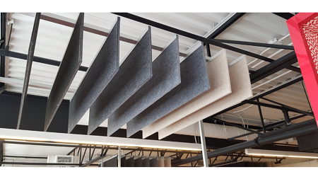 Suspended Duotex Panels