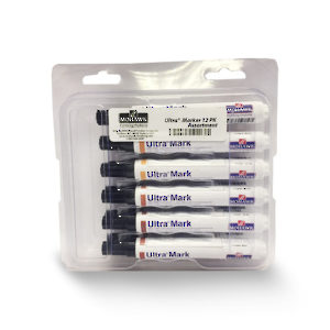 Ultramark Touch-Up Markers 12-Pack Gray Assortment