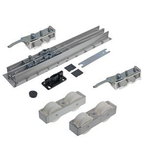 HAWA JUNIOR 250/B Hardware Set with Two Track Stoppers