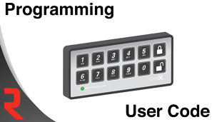 How to program a user code on the StealthLock electronic cabinet lock