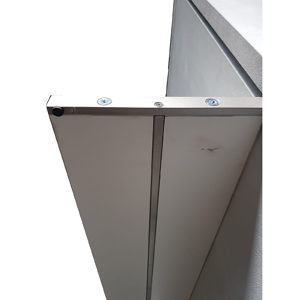 Support Bar for Vertical Wall Bed Mechanism with Shelves