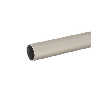Round Aluminum Rod 26.98 mm (1-1/16") - Matte Nickel