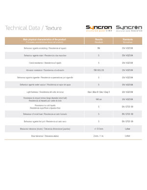 Technical Datasheet (Available in English)